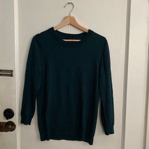 Forest Green J. Crew Merino Sweater